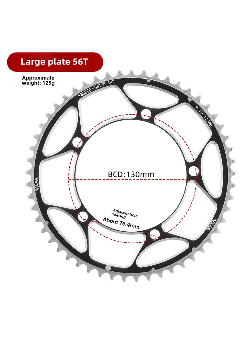 VXM 130BCD Road Bike Chainring Crankset Aluminium Alloy 39/53T 42/55T 56T Leaflet