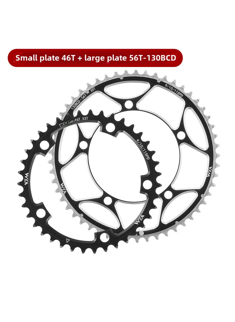 VXM 130BCD Road Bike Chainring Crankset Aluminium Alloy 39/53T 42/55T 46T/56T double plate