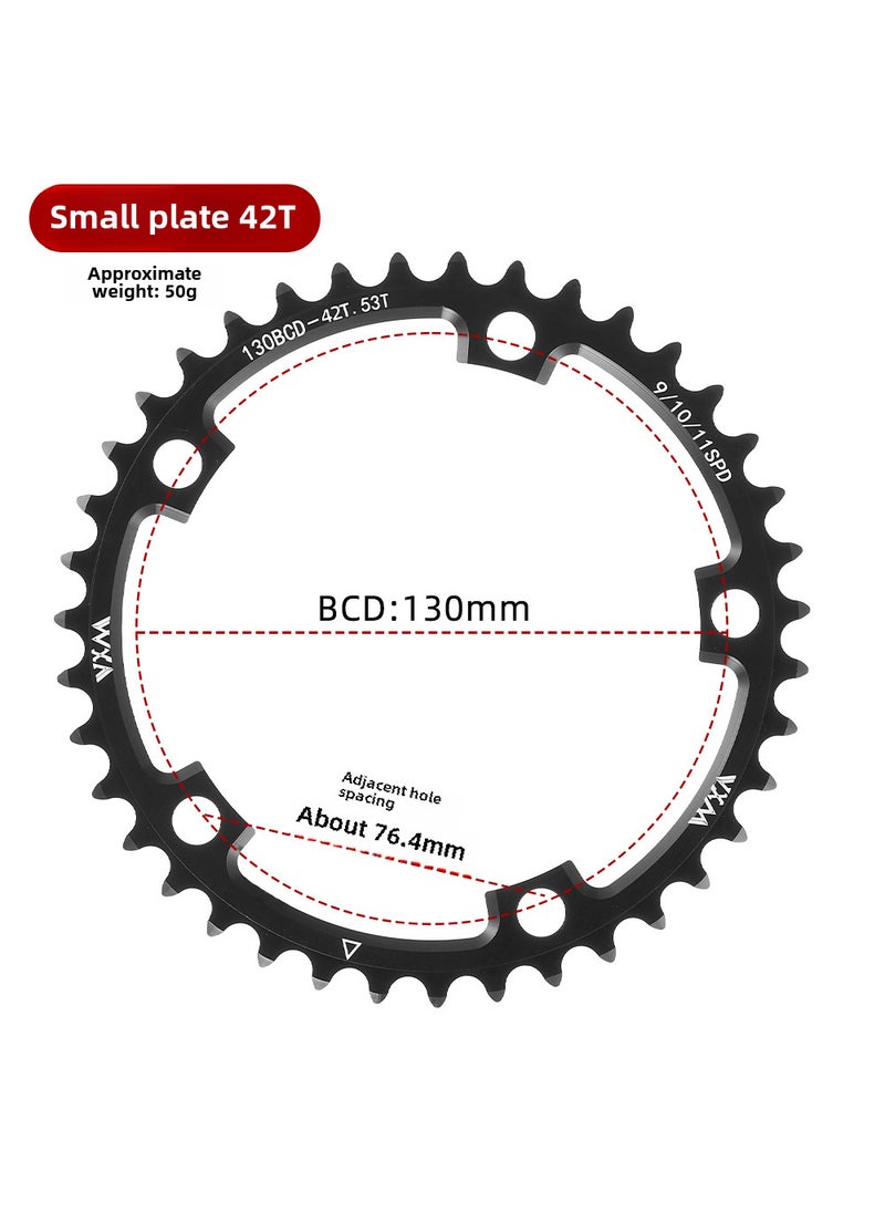 VXM 130BCD Road Bike Chainring Crankset Aluminium Alloy 39/53T 42/55T 42T single sheet