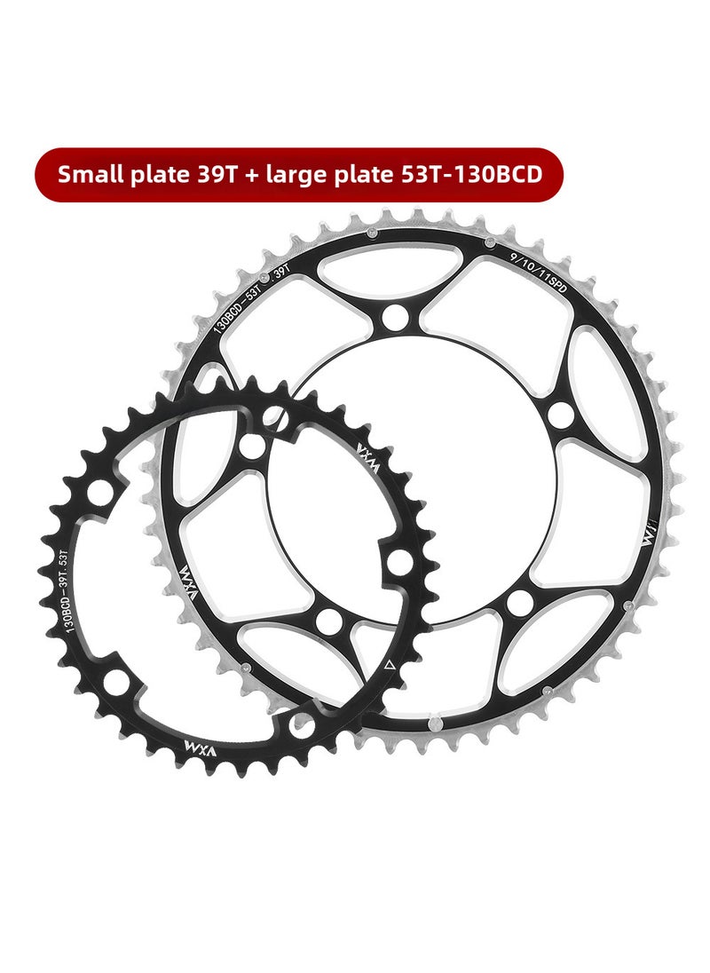 VXM 130BCD Road Bike Chainring Crankset Aluminium Alloy 39/53T 42/55T 39t/53T double plate