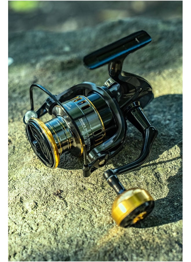 Spinning Fishing Reel Full Metal Wear Resistant Build in Sound Tips Anti-Slip Wheel For Seawater or Freshwater