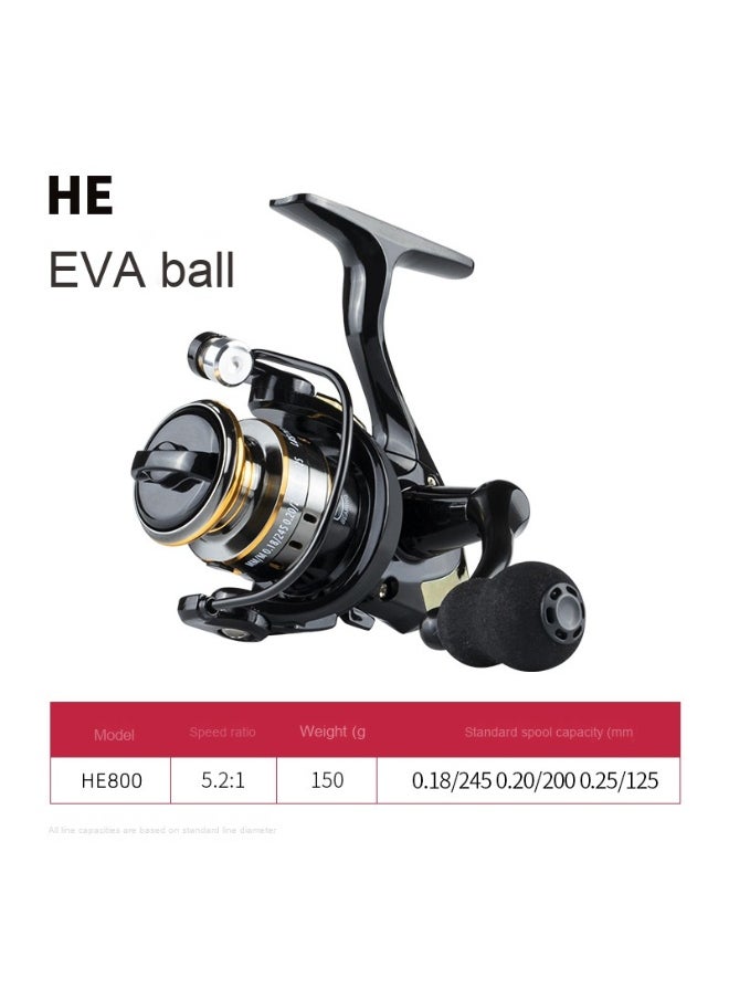 Spinning Fishing Reel Full Metal Wear Resistant Build in Sound Tips Anti-Slip Wheel For Seawater or Freshwater