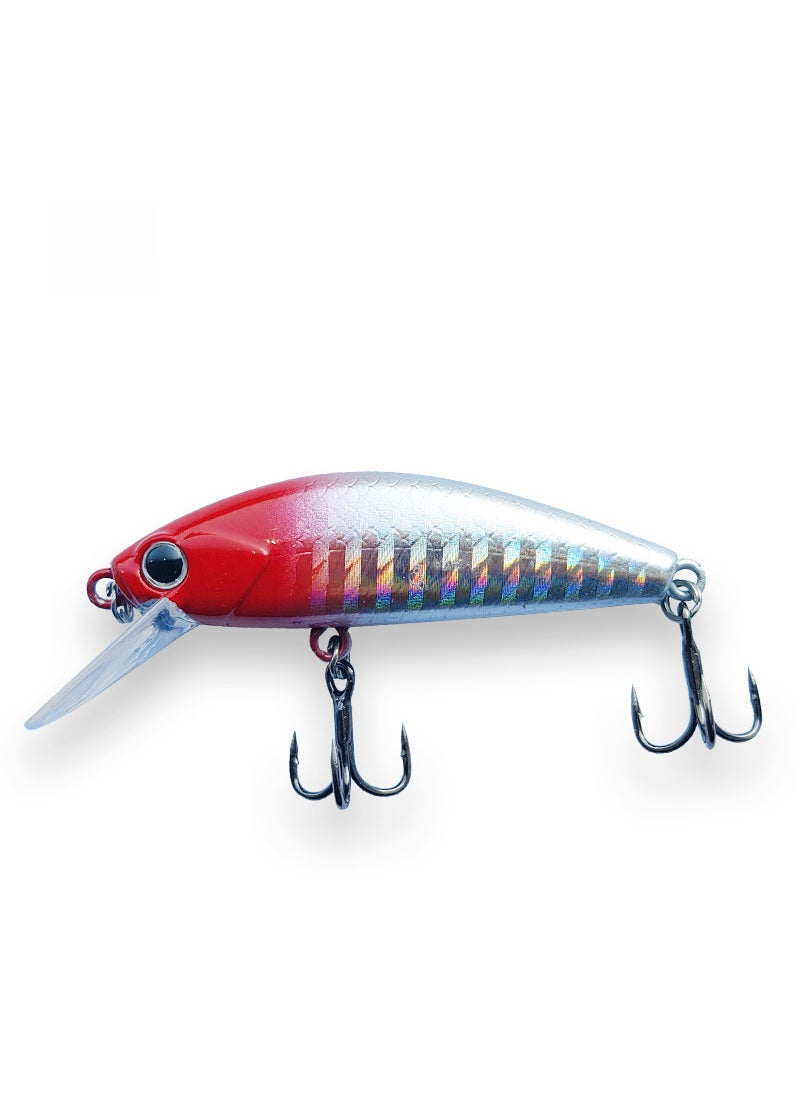 Barracuda Minnow Lure 11g 55mm Sinking Swimbait red head