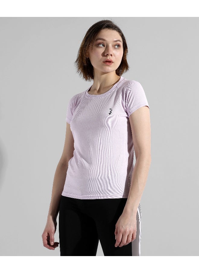 Women's Solid Purple Regular Fit Top