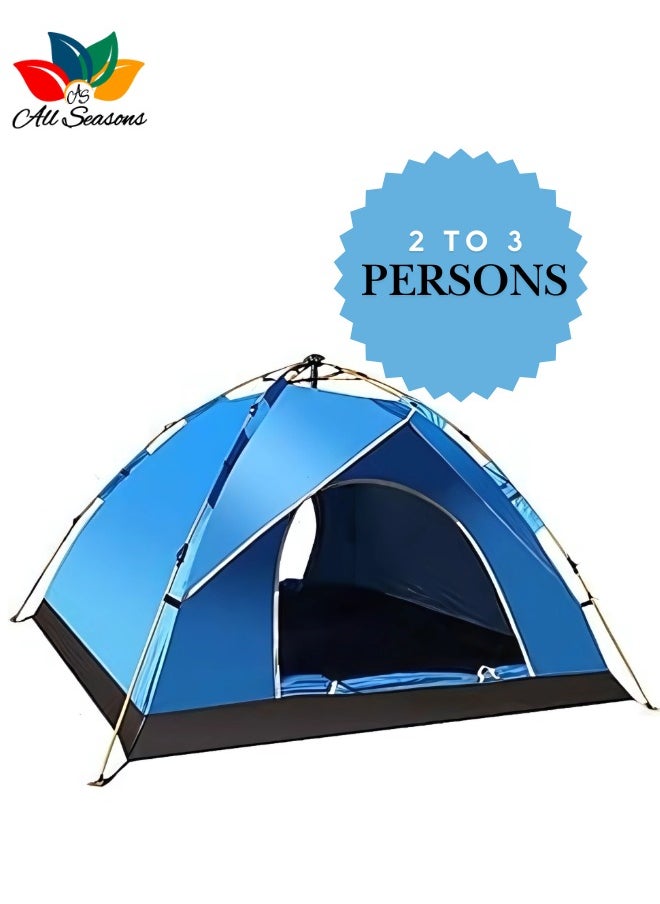 Camping Tent for 2-3 Persons – Lightweight & Waterproof | Easy Setup Family Tent for Hiking, Backpacking & Outdoor Adventures