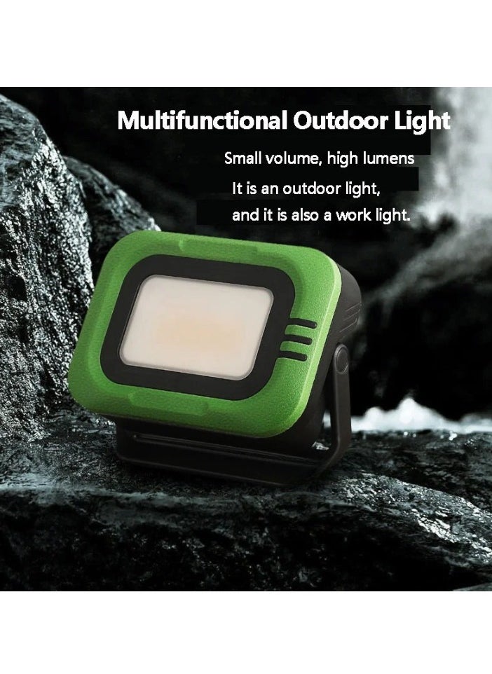 LED Camping Lantern, Rechargeable Outdoor Camping Light With 3 Lighting Modes, Waterproof Lightweight Durable Flashlight, Portable Handheld Camping Lamp For Outdoor, (1pc, Yellow)