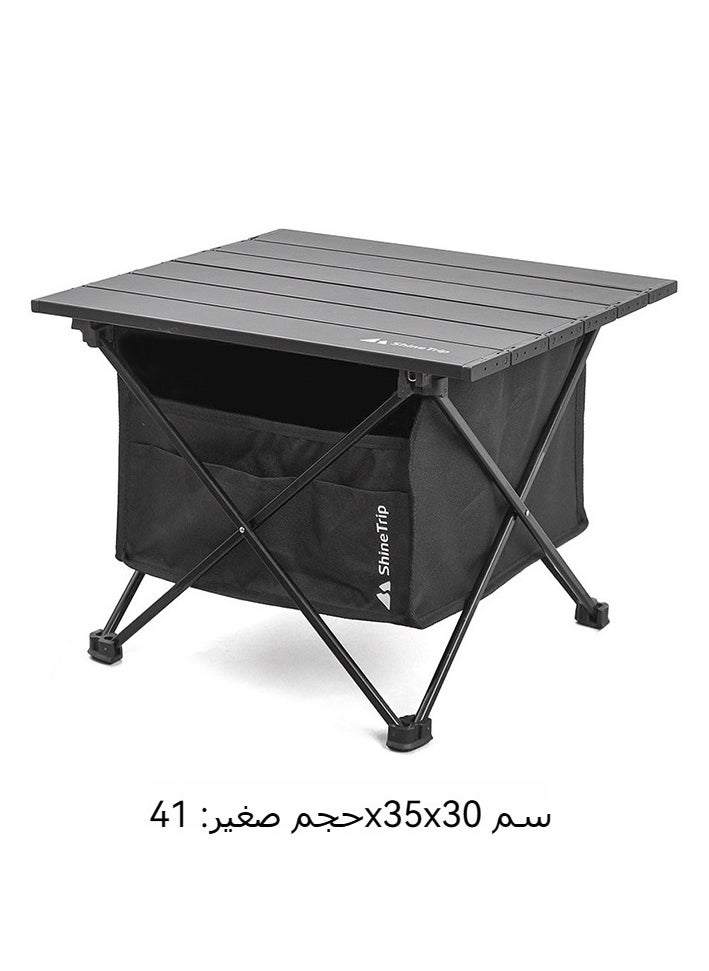 Portable Folding Camping Roll-Up Table, Compact Desk for Outdoor Travel, Hiking, and Picnic
