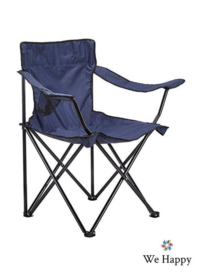 Pack of 4 Folding Outdoor Beach Camping Chair with Cup Holder In Assorted Colors