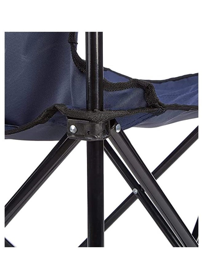 Pack of 4 Folding Outdoor Beach Camping Chair with Cup Holder In Assorted Colors