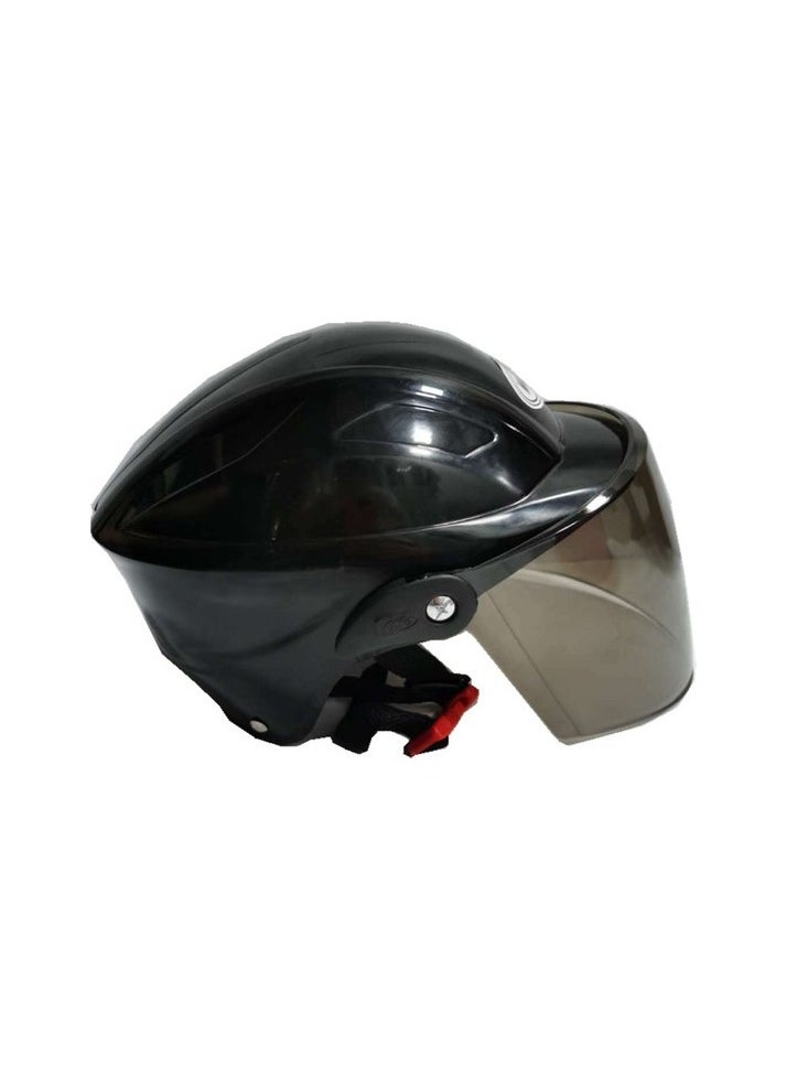 Motorcycle helmet electric car harley summer helmet Unisex four seasons electric car helmet Colour:Black