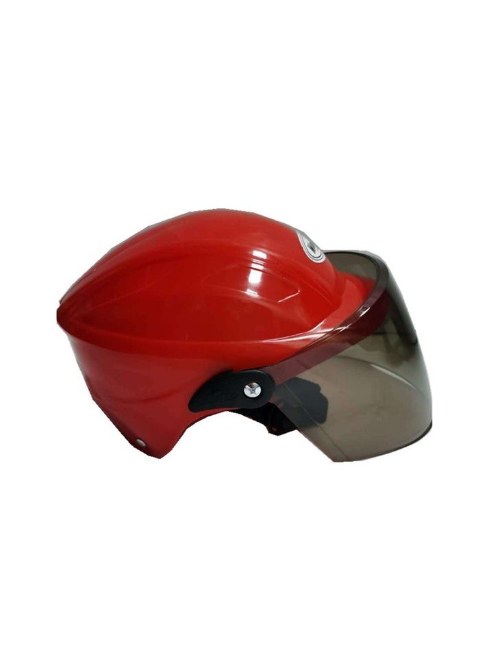 Motorcycle helmet electric car harley summer helmet Unisex four seasons electric car helmet Colour:Red