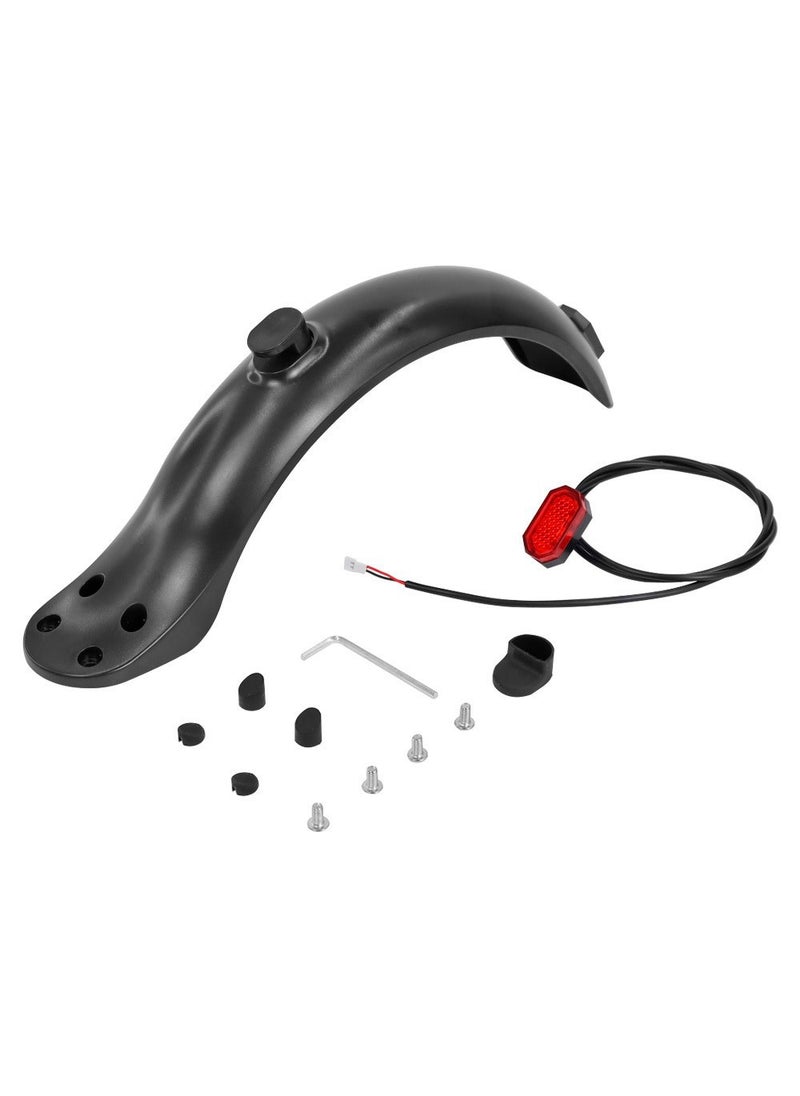 8.5-inch Scooter Mudguard Kit with Tail Light 4-hole rear fender suit