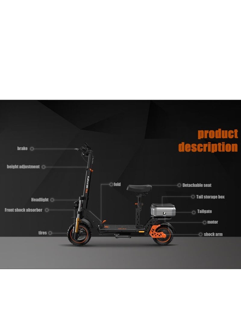 Electric Scooter Kugoo Kirin M5 Pro 1000W powerful motor and 20Ah large battery 48 V Folding speed up to 52km