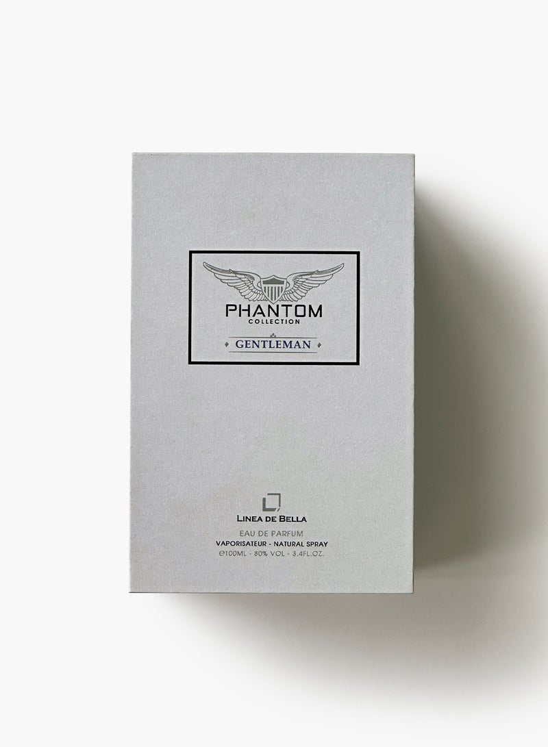 Phantom Collection Gentlemen EDP 100ML | Long Lasting Perfume for Men with Patchouli & Leather | Extrait Perfume Gift for Men