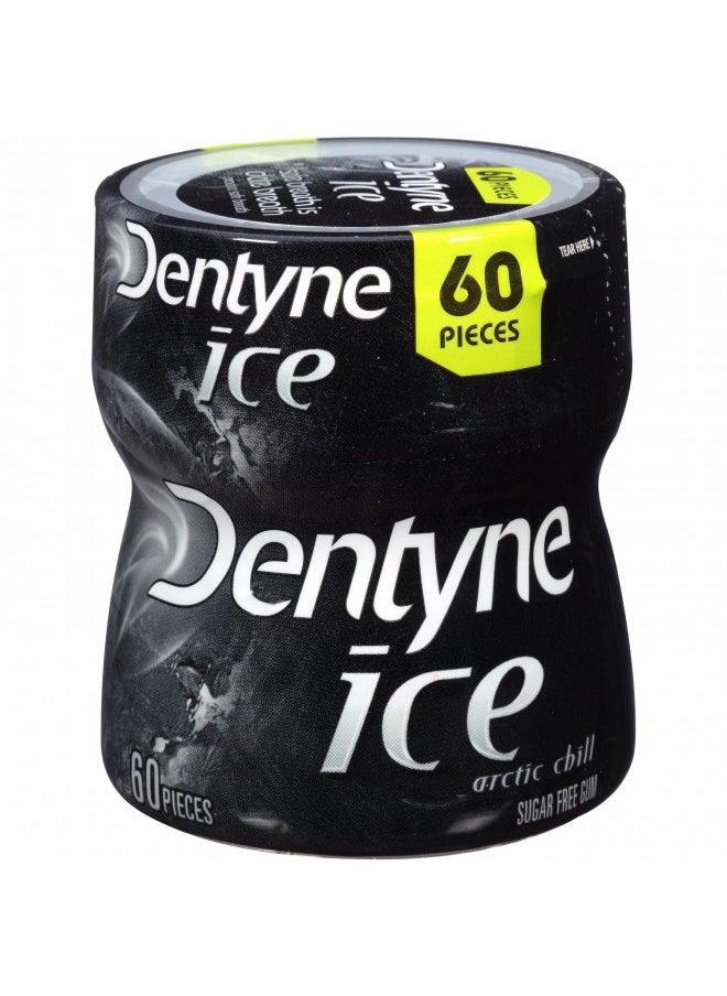 Dentyne Ice Sugarless Gum, Arctic Chill - 60 Pieces / Bottle, 4 Bottles