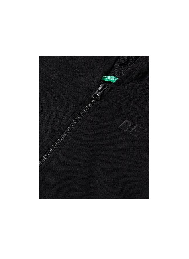 Zip-Up Sweatshirt With 