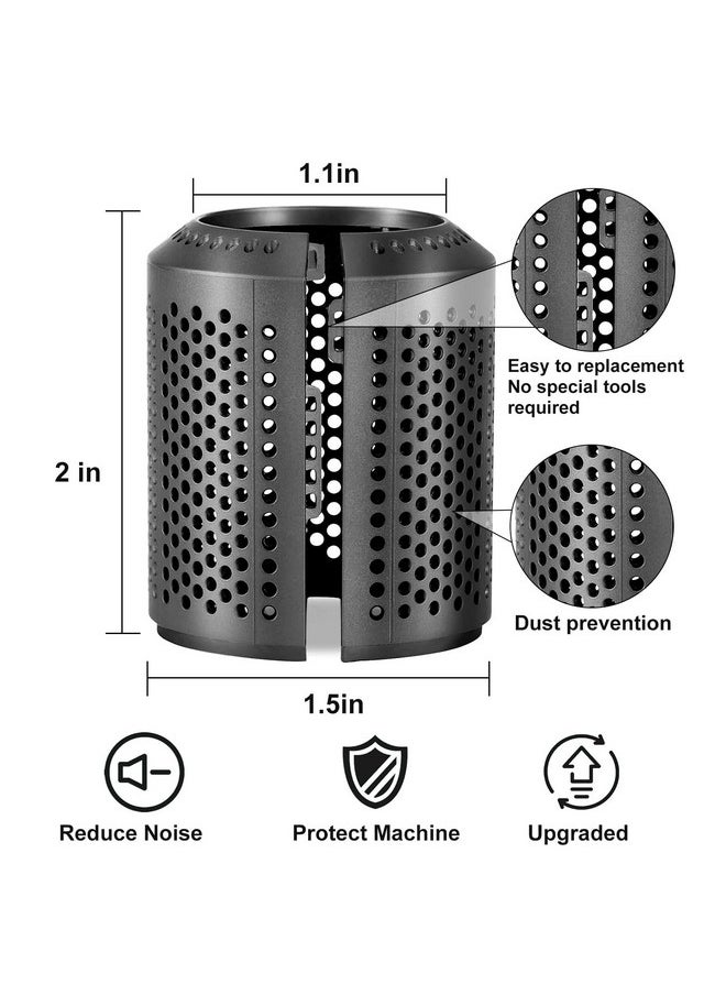 Updated Detachable Dustproof Outer Filter Cover for Dyson Supersonic HD15 HD01 HD03 HD08 Hair Dryer Attachment, Part Opening Design