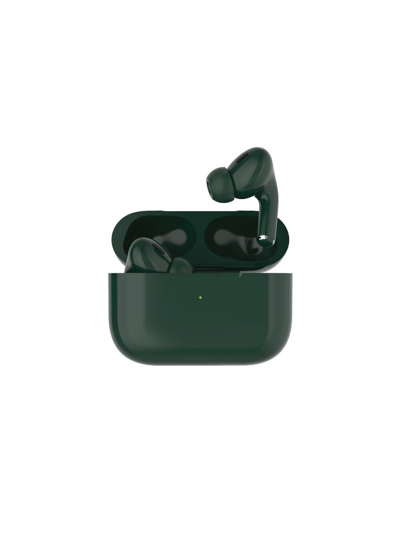 Earbuds Pro 2 True Wireless / Up to 4 Hours Working Time / Comfortable to Wear / Touch Control / Bluetooth 5.3V - Dark Green