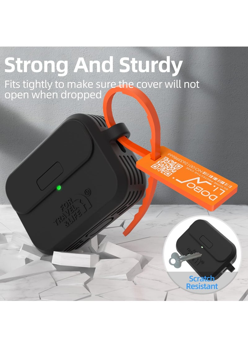 EXCEFORE Headphone Protective Cover, Compatible with AirPods Pro 2nd/1st Generation Case Cover, Rugged Military Grade Protective Cover, with Apple AirPods Pro 2022/2019 Charging Case