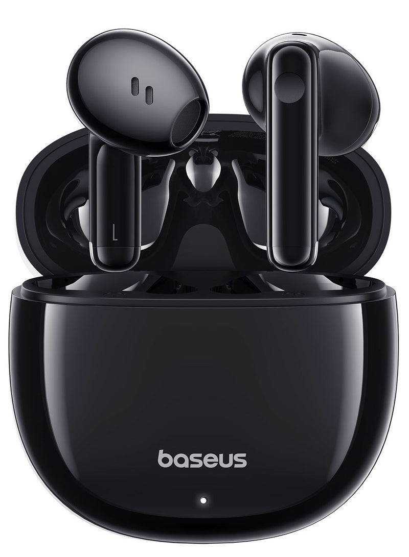 TWS Earbuds with Bluetooth 5.3, Up to 30 Hours Playtime, 0.06s Low Latency, Fast Charge Wireless Earbuds with App Control, Customizable Gestures, Equalizer Adjustment, and Sound Effects for Gaming, Music, and Calls – Premium Sound & Seamless Connection Galaxy Black