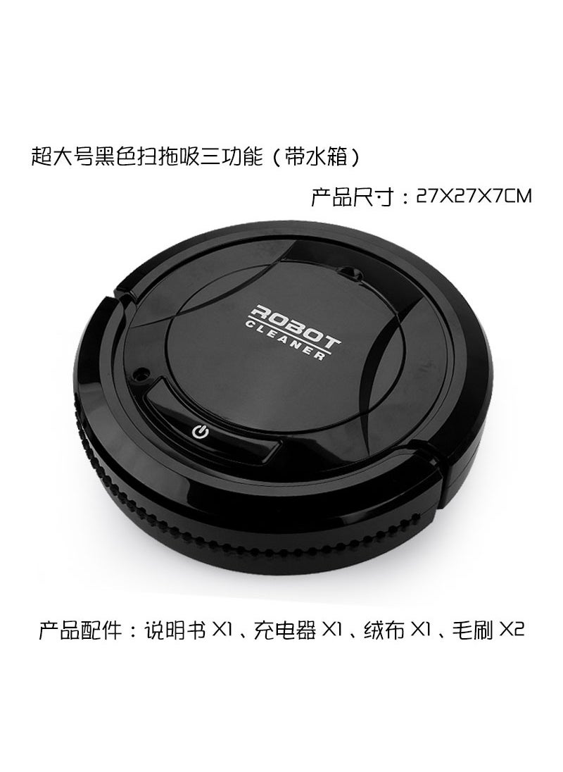 Yidun sweeping robot visual navigation intelligent household sweeping, suction and dragging three-in-one vacuum cleaner wet and dry dual-use integrated Black smart oversized sweeping, suction and dragging integrated sweeper