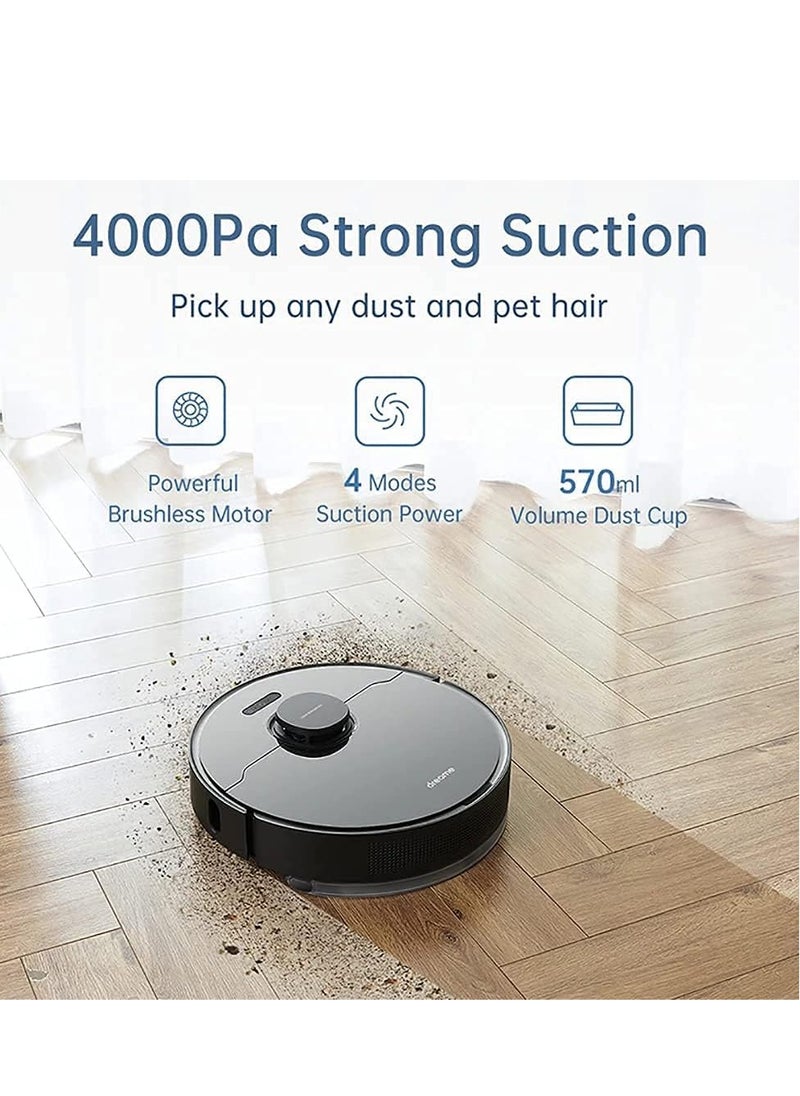 Dreame L10 Pro Robot Vacuum Cleaner and Mop High Precision 3D, 4-Stage Cleaning, Multi-Level Mapping,4000Pa Strong Suction, 2.5h Runtime