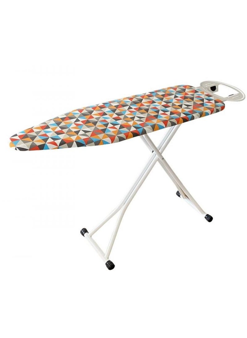 Folding Ironing Board Ironing Table Iron Table With Adjustable Height and Space Saving Design Household Foldable Laundry Rack Lightweight With Heat Resistant Cover and Thicken Felt Pad 15 Inches 120*40cm