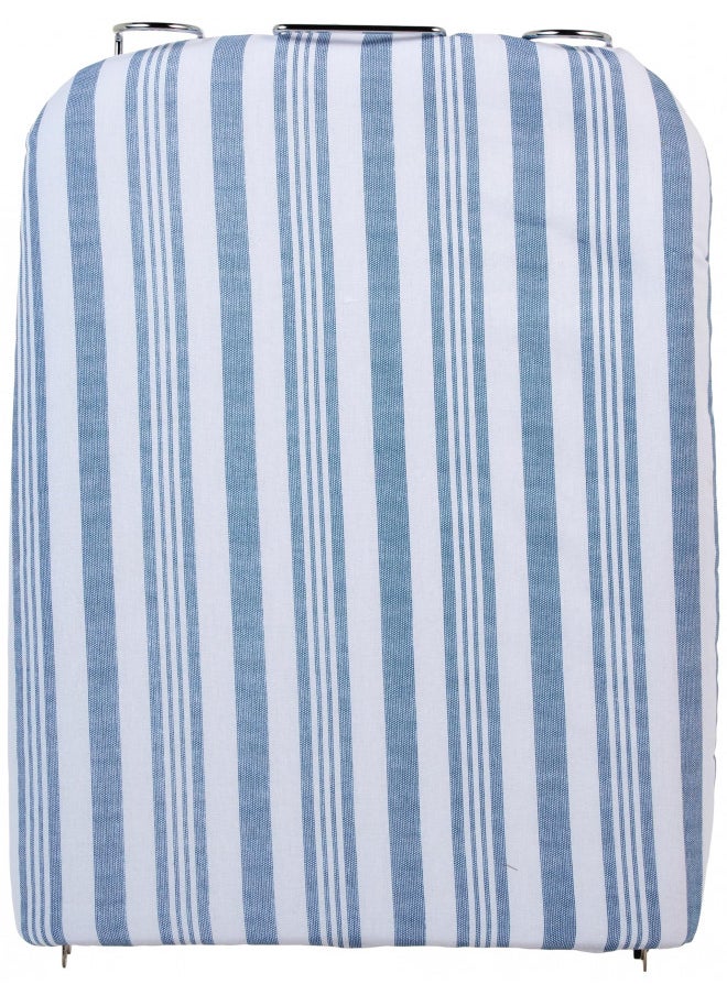 Honey-Can-Do Foldable Tabletop Ironing Board with Iron Rest, Blue Stripe