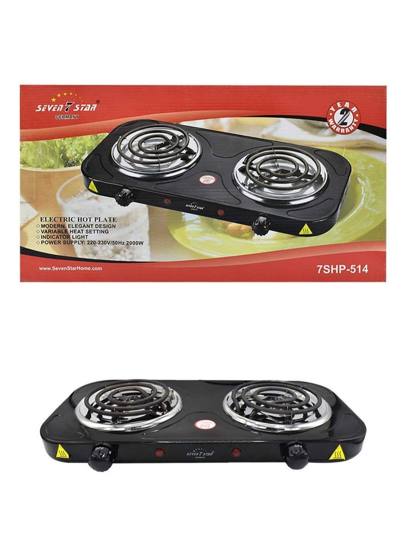 Adjustable Temperature Double Coil Multifunction Electric Cooking Stove