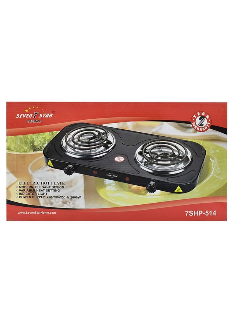 Adjustable Temperature Double Coil Multifunction Electric Cooking Stove