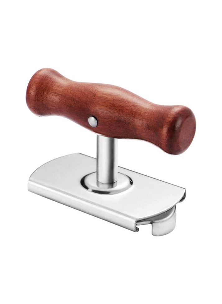 Manual opener, stainless steel adjustable 1-4 Inch Cover Colour:Wood