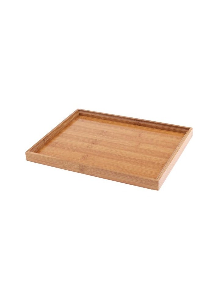 Multidimensional Wood Tea Breakfast Service Trays / Wood Plate 28x22x2cm As described (( Piece:2 pieces