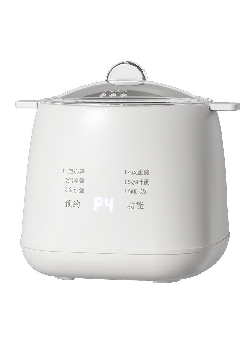 Multifunctional Automatic Egg Cooker with Timer White