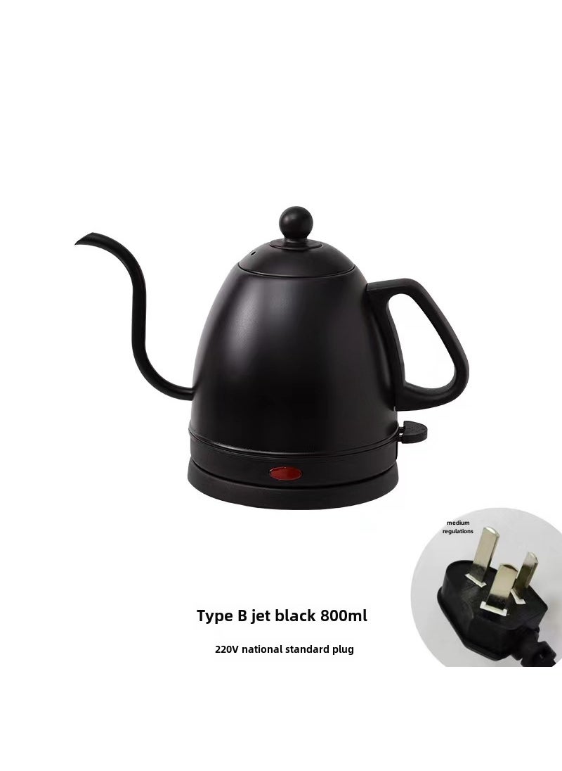 Long-Spout Electric Kettle for Home and Office KH303 Black Domestic Edition