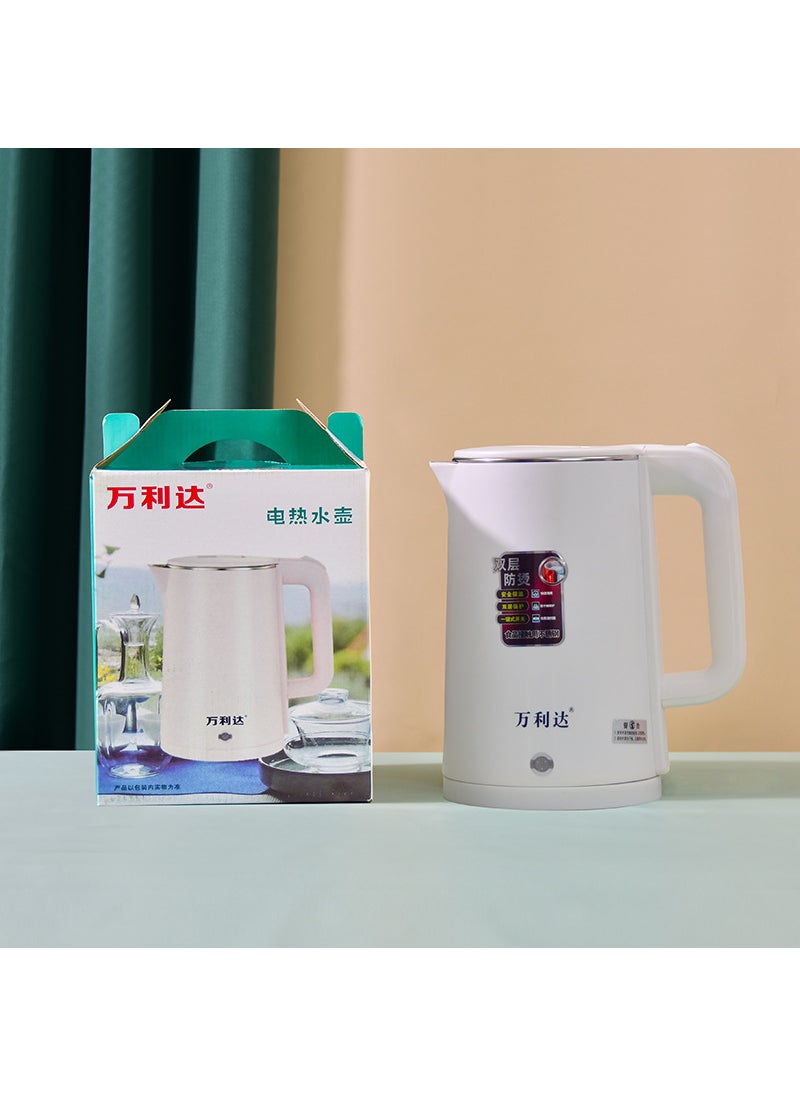 Midea Electric Kettle Stainless Steel Auto-Off Elegant white