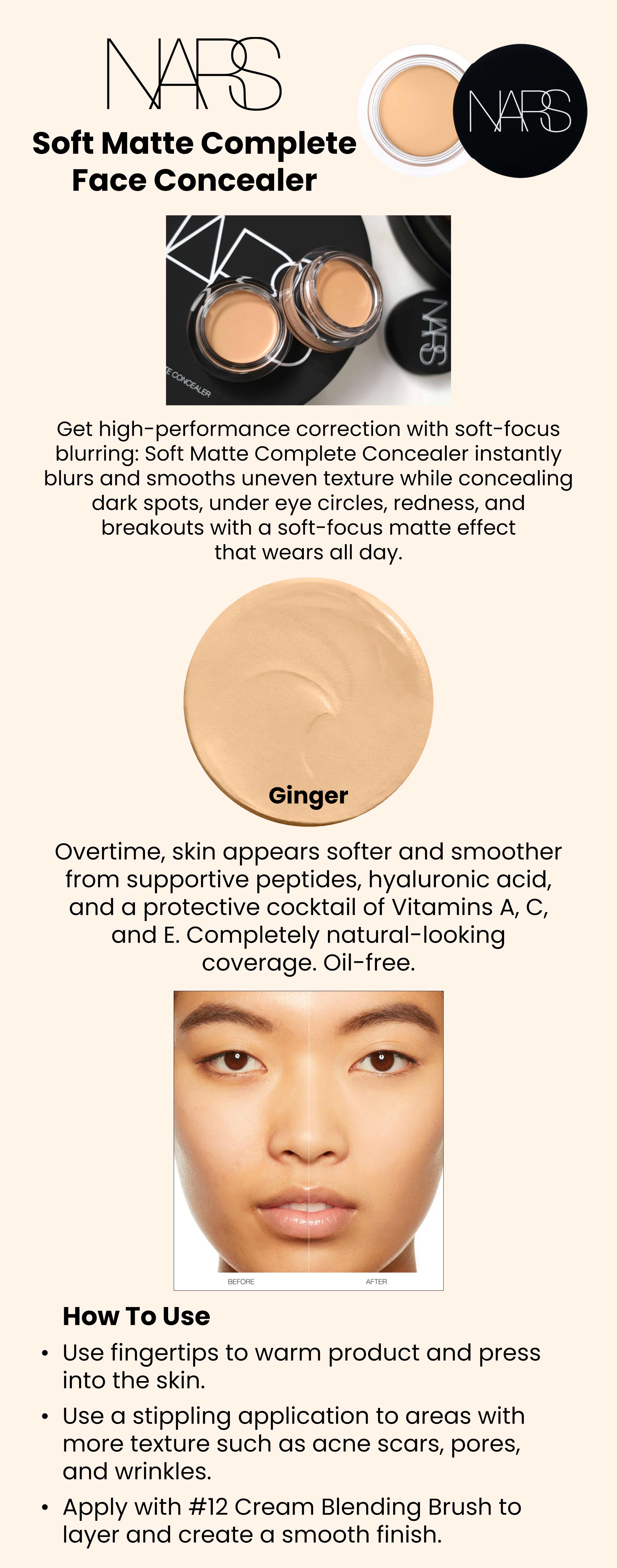 Soft Matte Complete Face Concealer Ginger