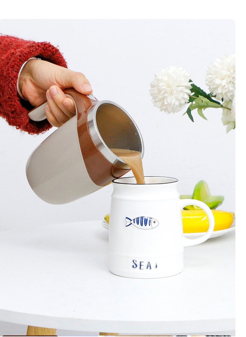 Automatic Mixing Cup, Rechargeable Automatic Magnetic Automatic Mixing Coffee Cup, Rotating The Family Office Travel Cup, Stirring Coffee, Chocolate, Milk, Protein, Cocoa, Etc., Very Suitable For Office, School, School, Gym ...