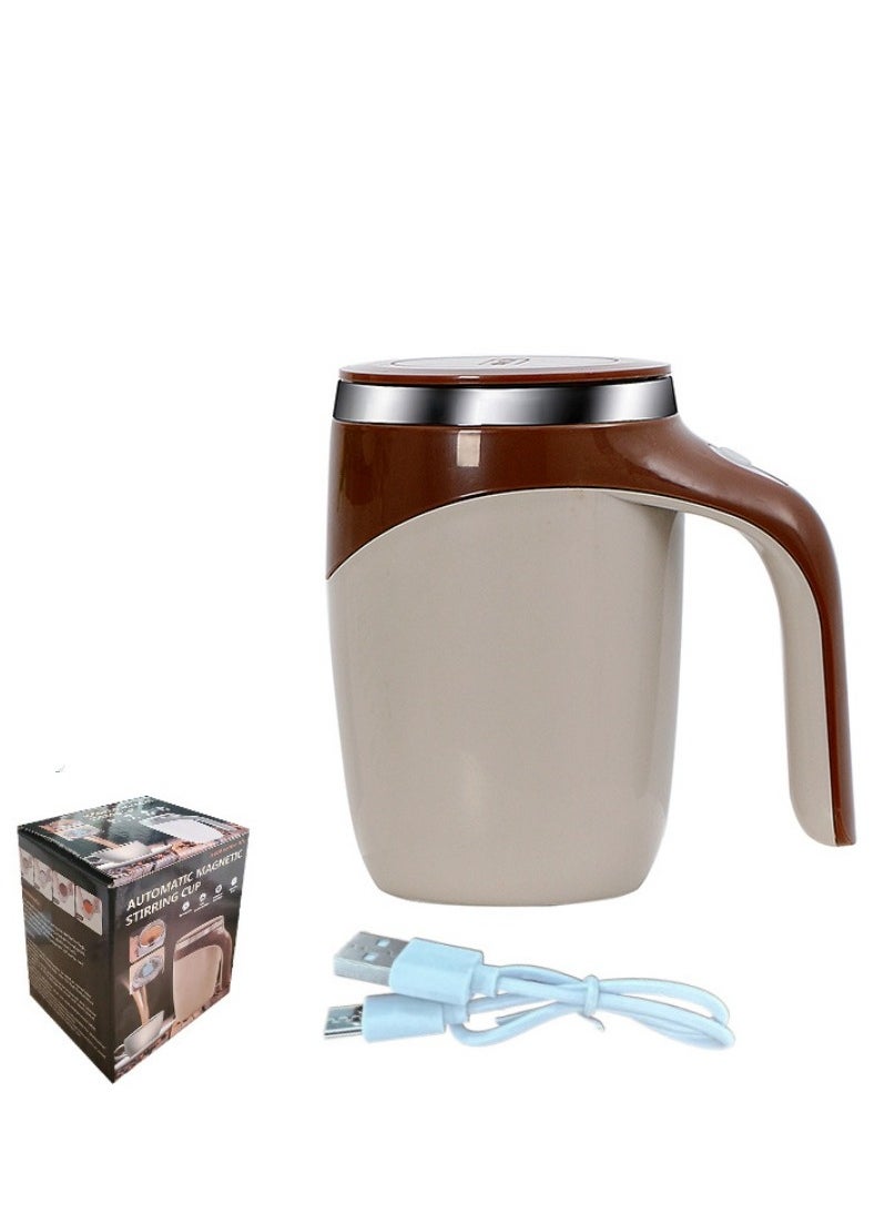 Automatic Mixing Cup, Rechargeable Automatic Magnetic Automatic Mixing Coffee Cup, Rotating The Family Office Travel Cup, Stirring Coffee, Chocolate, Milk, Protein, Cocoa, Etc., Very Suitable For Office, School, School, Gym ...