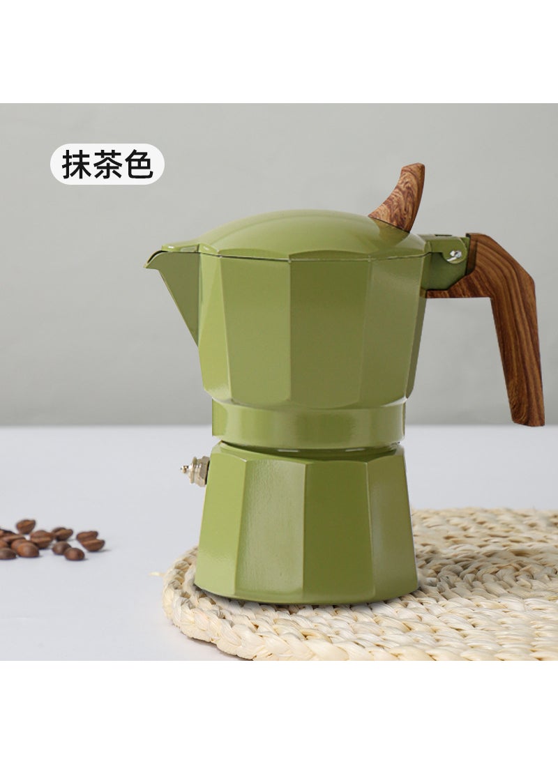 24 New Generation Dual-Valve Moka Pot Green