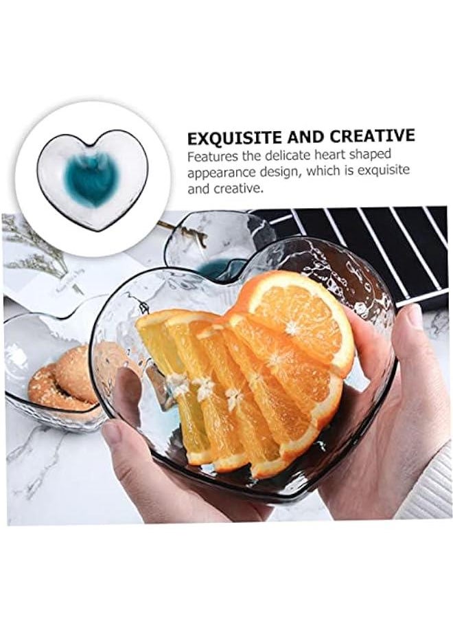 Heart Shaped Dessert Holder Creative Glass Trifle Bowl for Salad Snacks and Appetizers Versatile Food Serving Dish for Home Use and Special Occasions