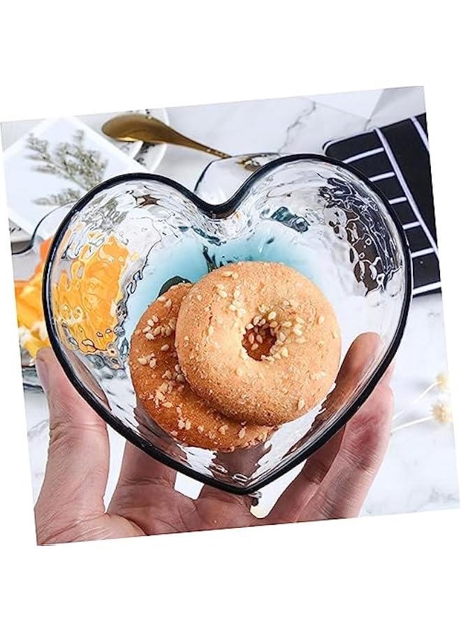 Heart Shaped Dessert Holder Creative Glass Trifle Bowl for Salad Snacks and Appetizers Versatile Food Serving Dish for Home Use and Special Occasions