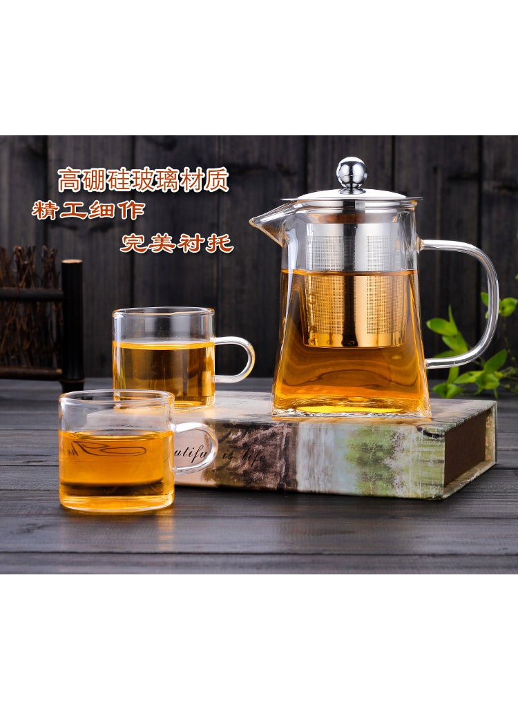 Heat-Resistant Glass Teapot with Infuser 950ml teapot