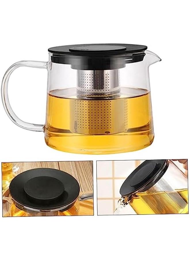 1pc Glass Teaware Glass Teapot Kungfu Teaware Glass Heat Resistant Teaware