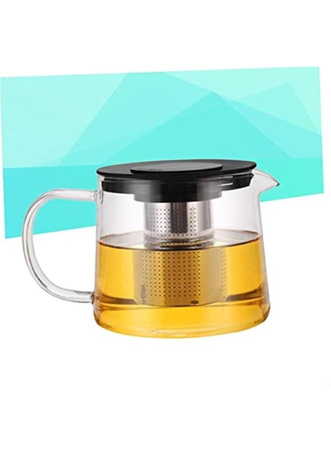 1pc Glass Teaware Glass Teapot Kungfu Teaware Glass Heat Resistant Teaware