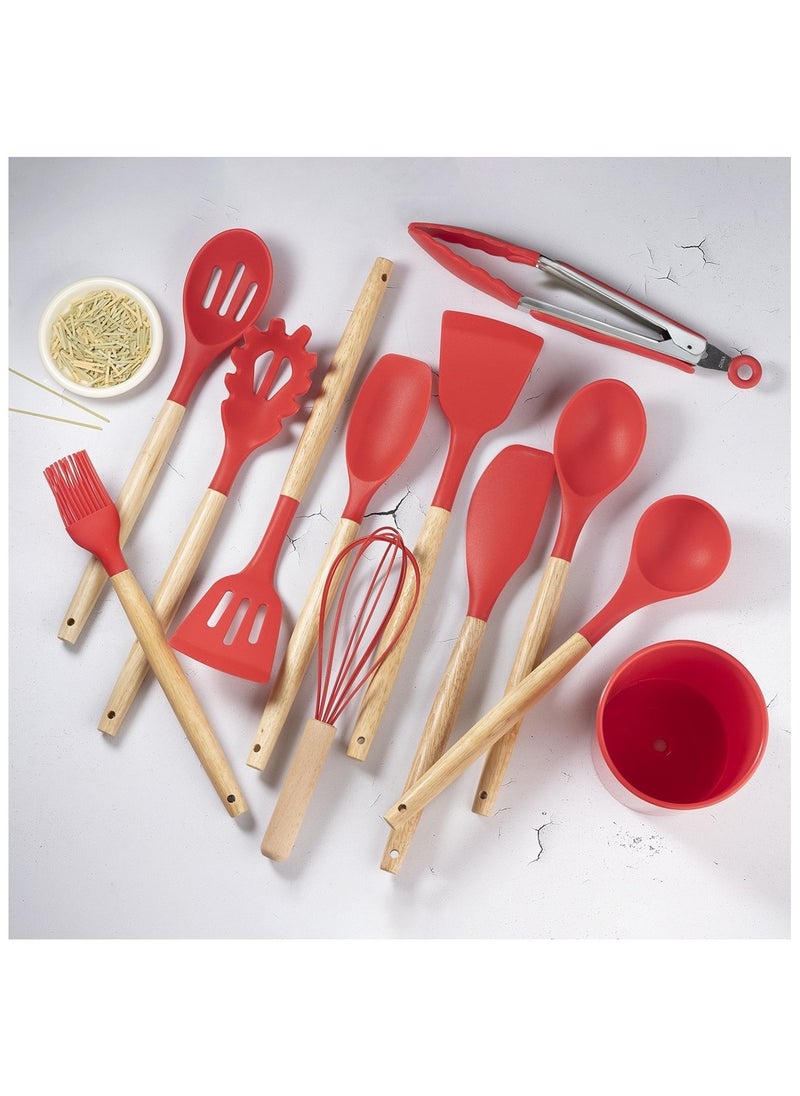 11Pcs/Set Kitchenware Silicone Heat Resistant Kitchen Cooking Utensils Non-Stick Baking Tool Sets