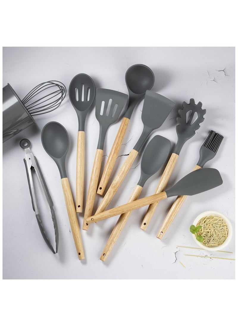 11Pcs/Set Kitchenware Silicone Heat Resistant Kitchen Cooking Utensils Non-Stick Baking Tool Sets