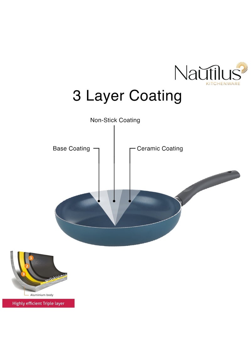 Nautilus Frypan 28CM Press Aluminium