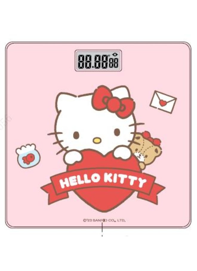 Sanrio characters 28cm Digital Body Weight Scale with Tempered Glass Hello Kitty SCTZC-2204