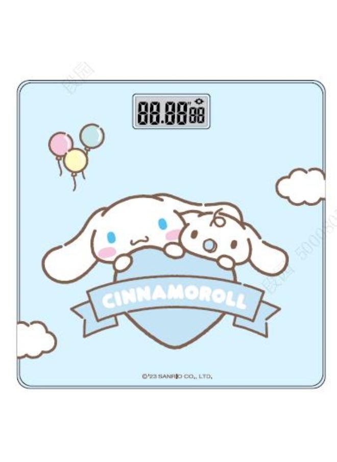 Sanrio characters 28cm Digital Body Weight Scale with Tempered Glass Cinnamoroll SCTZC-2204