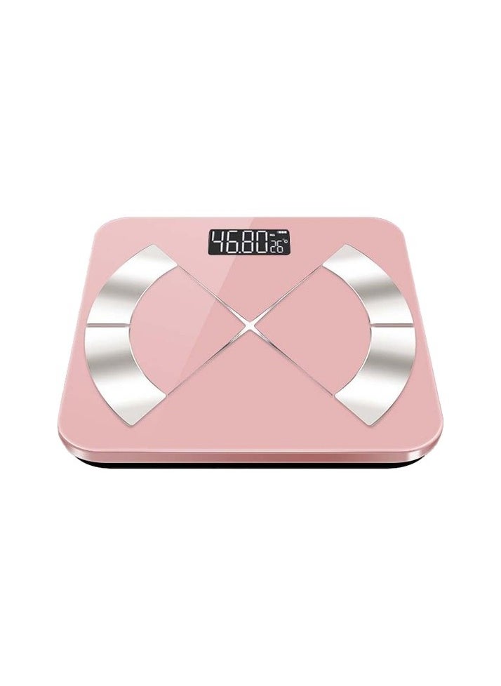 Home weighing body fat scale Colour:Pink model:shape